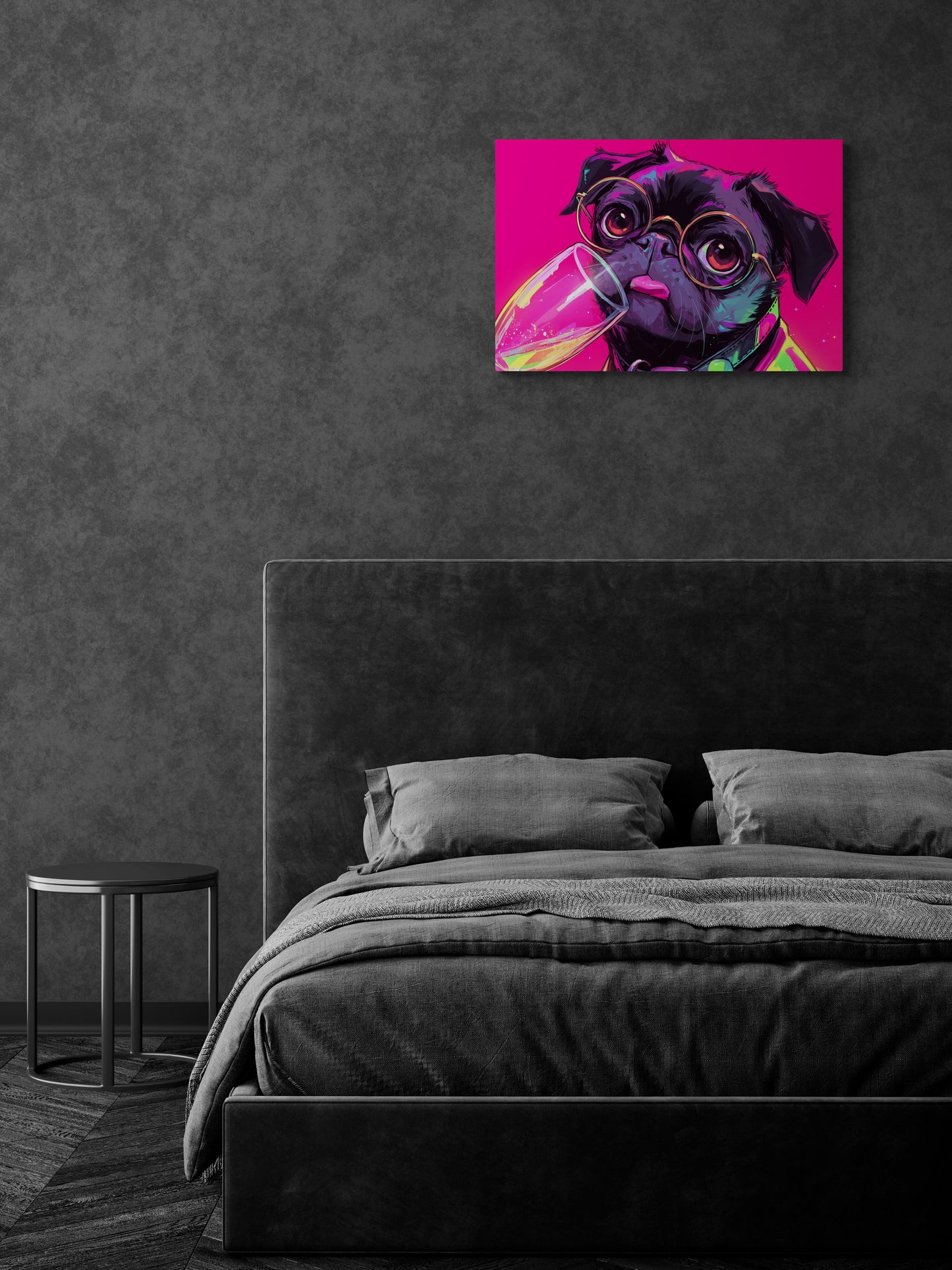 Abstract "Champagne" Pet Portrait