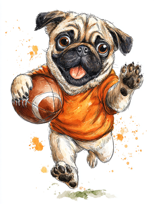 Sporty Pet Cartoon