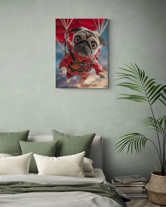 Skydiving Pup Portrait