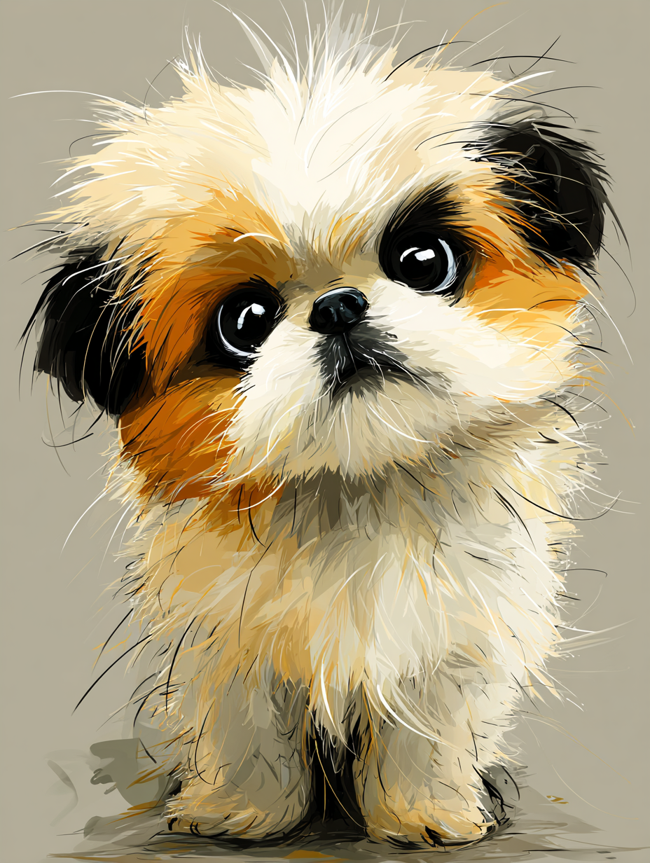 Whimsical Pet Portrait