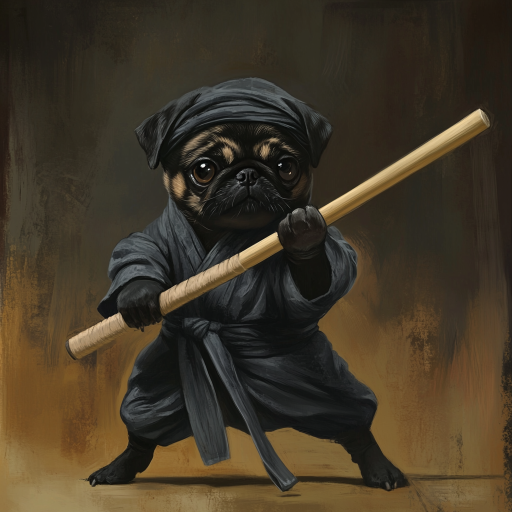 Ninja Pet Portrait