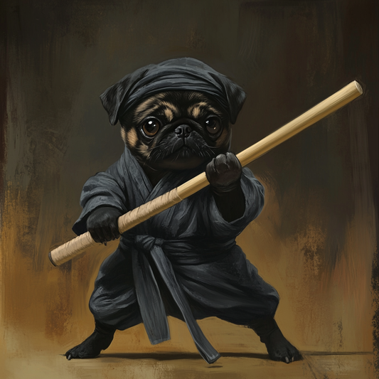 Ninja Pet Portrait
